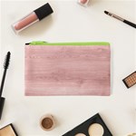 Pink Wood Cosmetic Bag (XS)