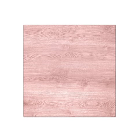 Pink Wood Satin Bandana Scarf 22  x 22  from ArtsNow.com Front