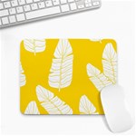 Yellow Banana Leaves Small Mousepad