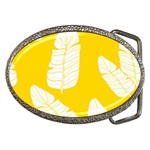 Yellow Banana Leaves Belt Buckle