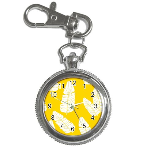 Yellow Banana Leaves Key Chain Watch from ArtsNow.com Front