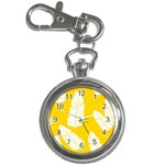 Yellow Banana Leaves Key Chain Watch