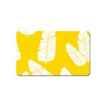 Yellow Banana Leaves Magnet (Name Card)