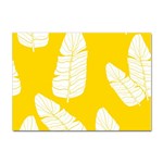 Yellow Banana Leaves Sticker A4 (10 pack)