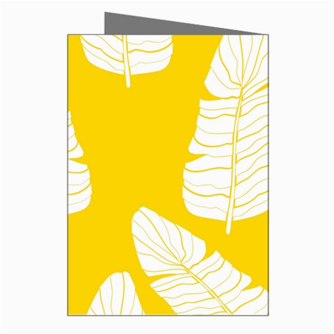 Yellow Banana Leaves Greeting Cards (Pkg of 8) from ArtsNow.com Right