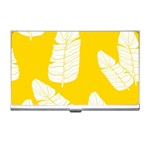 Yellow Banana Leaves Business Card Holder