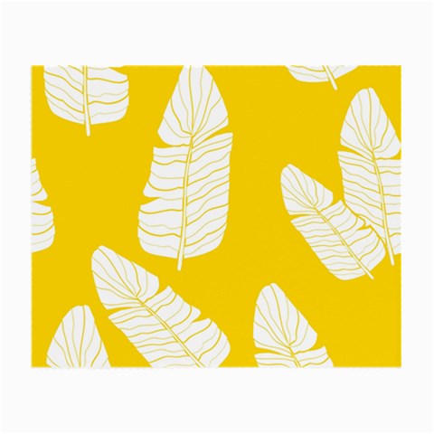 Yellow Banana Leaves Small Glasses Cloth from ArtsNow.com Front