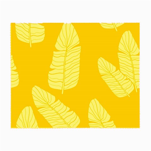 Yellow Banana Leaves Small Glasses Cloth from ArtsNow.com Front