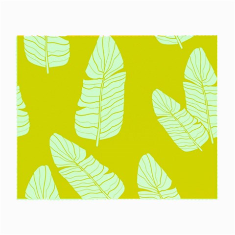 Yellow Banana Leaves Small Glasses Cloth from ArtsNow.com Front