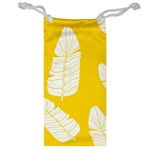 Yellow Banana Leaves Jewelry Bag