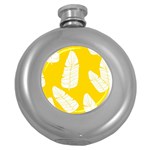 Yellow Banana Leaves Hip Flask (5 oz)