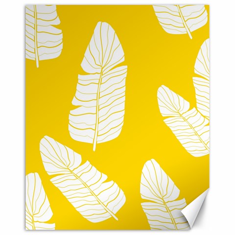 Yellow Banana Leaves Canvas 16  x 20  from ArtsNow.com 15.75 x19.29  Canvas - 1