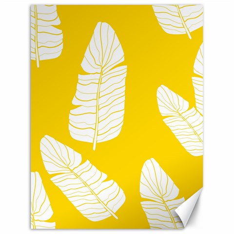 Yellow Banana Leaves Canvas 18  x 24  from ArtsNow.com 17.8 x23.08  Canvas - 1