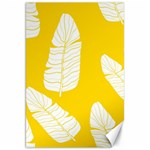 Yellow Banana Leaves Canvas 20  x 30 