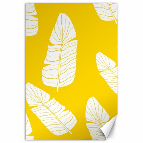 Yellow Banana Leaves Canvas 24  x 36  from ArtsNow.com 23.35 x34.74  Canvas - 1