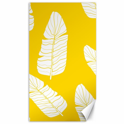 Yellow Banana Leaves Canvas 40  x 72  from ArtsNow.com 39.28 x69.23  Canvas - 1