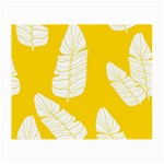 Yellow Banana Leaves Small Glasses Cloth (2 Sides)