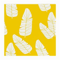 Yellow Banana Leaves Medium Glasses Cloth (2 Sides) from ArtsNow.com Front