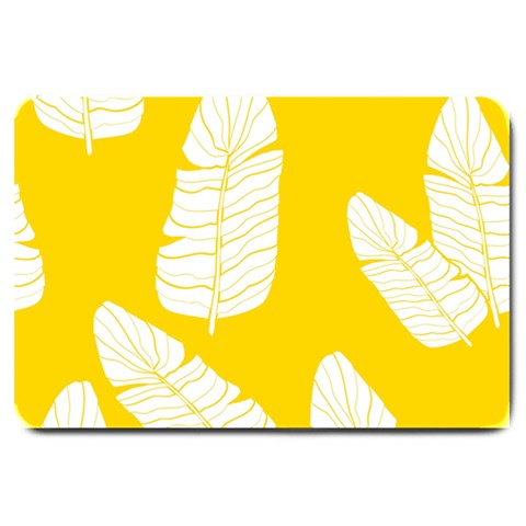 Yellow Banana Leaves Large Doormat from ArtsNow.com 30 x20  Door Mat