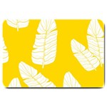 Yellow Banana Leaves Large Doormat