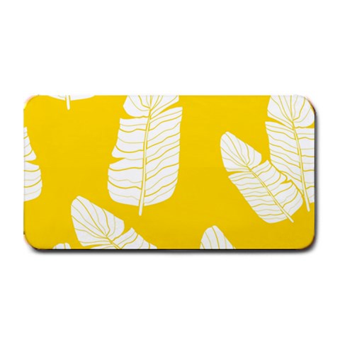 Yellow Banana Leaves Medium Bar Mat from ArtsNow.com 16 x8.5  Bar Mat