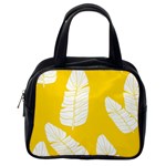 Yellow Banana Leaves Classic Handbag (One Side)