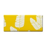 Yellow Banana Leaves Hand Towel