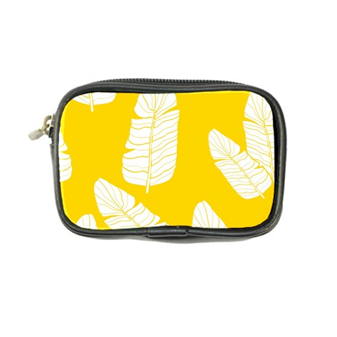 Yellow Banana Leaves Coin Purse from ArtsNow.com Front