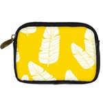 Yellow Banana Leaves Digital Camera Leather Case