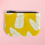 Yellow Banana Leaves Mini Coin Purse