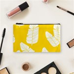 Yellow Banana Leaves Cosmetic Bag (Small)