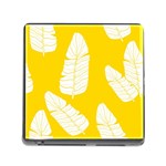 Yellow Banana Leaves Memory Card Reader (Square 5 Slot)