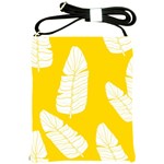 Yellow Banana Leaves Shoulder Sling Bag