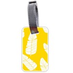 Yellow Banana Leaves Luggage Tag (two sides)