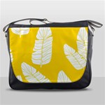 Yellow Banana Leaves Messenger Bag