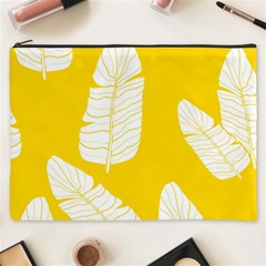 Yellow Banana Leaves Cosmetic Bag (XXXL) from ArtsNow.com Front