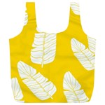 Yellow Banana Leaves Full Print Recycle Bag (XL)