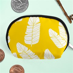 Yellow Banana Leaves Accessory Pouch (Medium) from ArtsNow.com Front