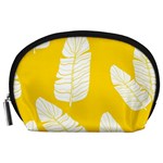 Yellow Banana Leaves Accessory Pouch (Large)