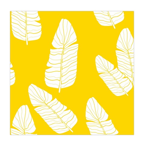 Yellow Banana Leaves Duvet Cover (Queen Size) from ArtsNow.com Front