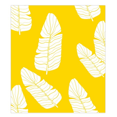 Yellow Banana Leaves Duvet Cover (King Size) from ArtsNow.com Duvet Quilt