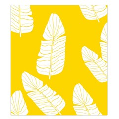 Yellow Banana Leaves Duvet Cover Double Side (King Size) from ArtsNow.com Front