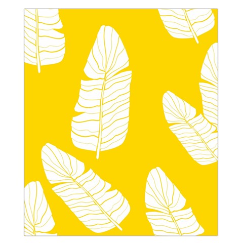 Yellow Banana Leaves Duvet Cover Double Side (California King Size) from ArtsNow.com Front