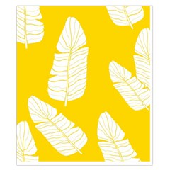 Yellow Banana Leaves Duvet Cover Double Side (California King Size) from ArtsNow.com Front