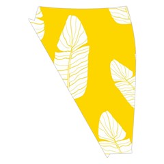 Yellow Banana Leaves Midi Wrap Pencil Skirt from ArtsNow.com Front Left