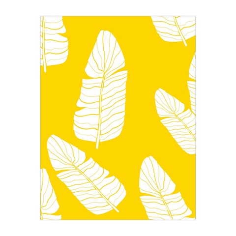 Yellow Banana Leaves Medium Tapestry from ArtsNow.com Front