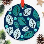 Vibrant Fall Autumn  Ornament (Round)