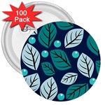 Vibrant Fall Autumn  3  Button (100 pack)