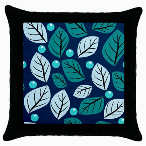 Vibrant Fall Autumn  Throw Pillow Case (Black) from ArtsNow.com Front