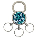 Vibrant Fall Autumn  3-Ring Key Chain